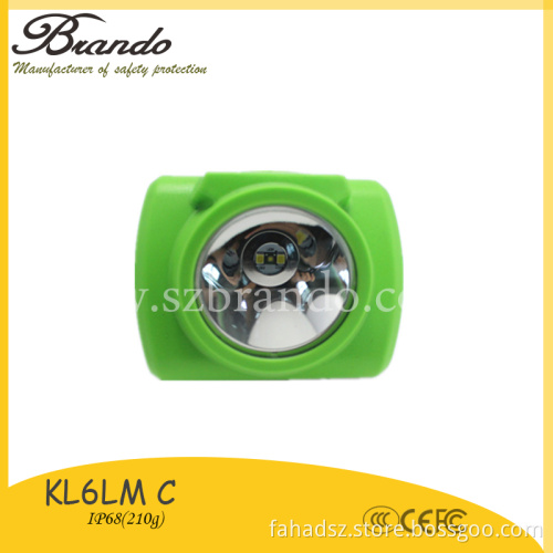 13000Lux Cordless miners cap lamp with LED screen
